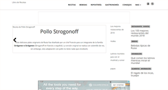 Desktop Screenshot of libroderecetas.com